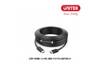 CÁP HDMI V1.4 4k HIỆU UNITEK YC170 - DÀI 25M